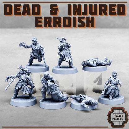 Erroish Tribe - Dead and Injured NPCs