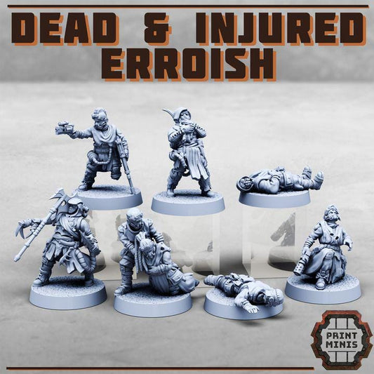 Erroish Tribe - Dead and Injured NPCs