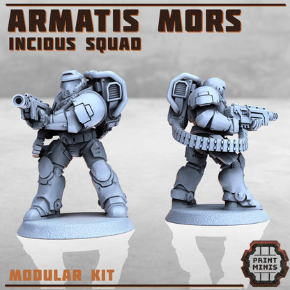 Armatis Mors Warriors - Incidus Squad - Futuristic Marine Army, Sci-Fi Space Warriors
