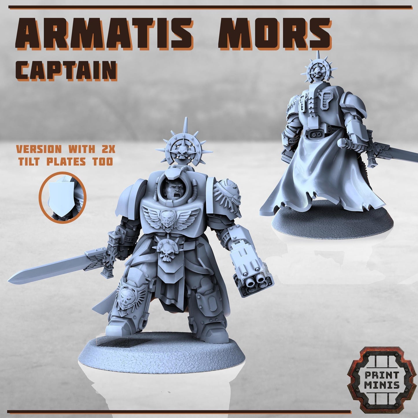 Armatis Mors - Captain - Futuristic Marine Army, Sci-Fi Space Warriors