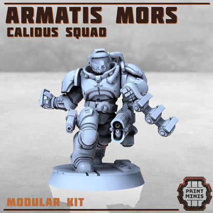 Armatis Mors Warriors - Calidus Squad - Futuristic Marine Army, Sci-Fi Space Warriors
