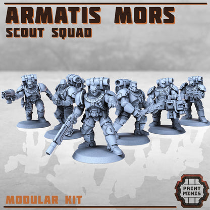 Armatis Mors - Scouts Squad - Futuristic Marine Army, Sci-Fi Space Warriors