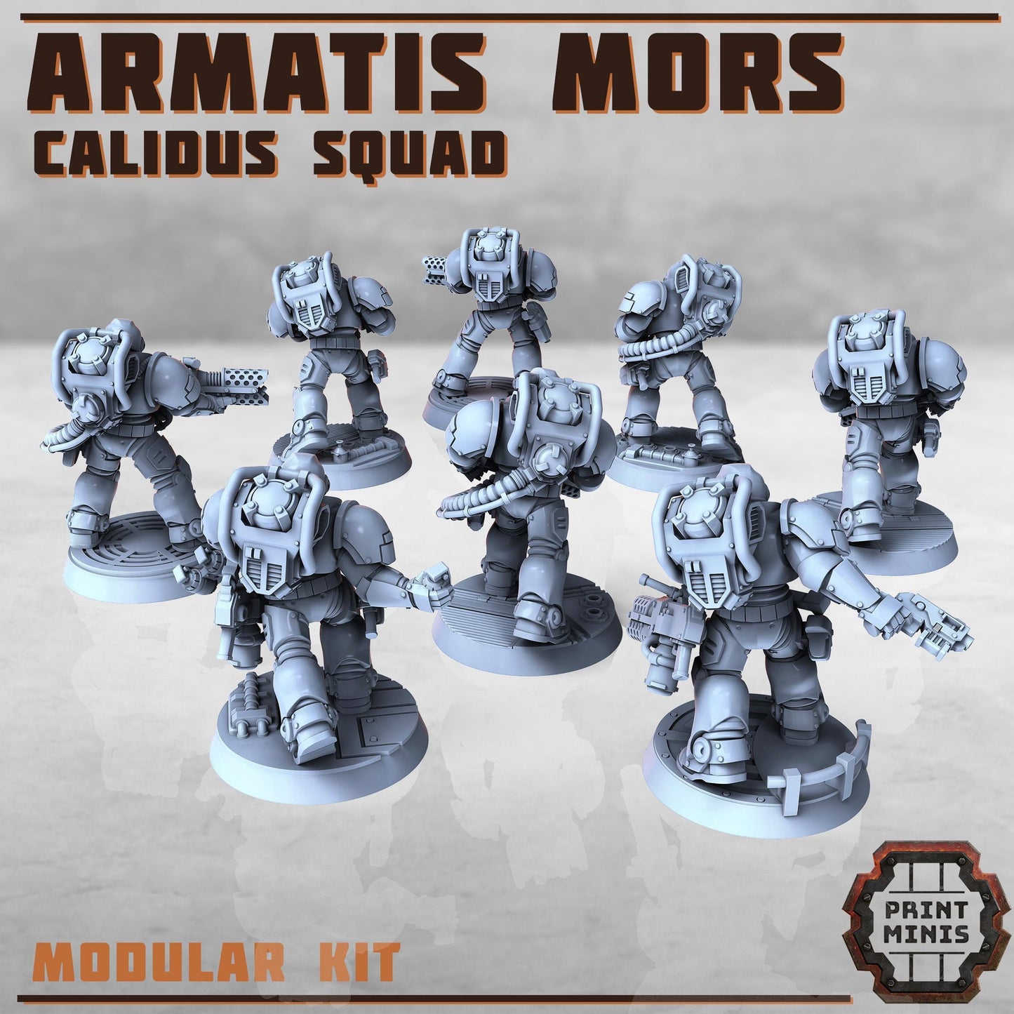Armatis Mors - Combat Unit - Futuristic Marine Army, Sci-Fi Space Warriors