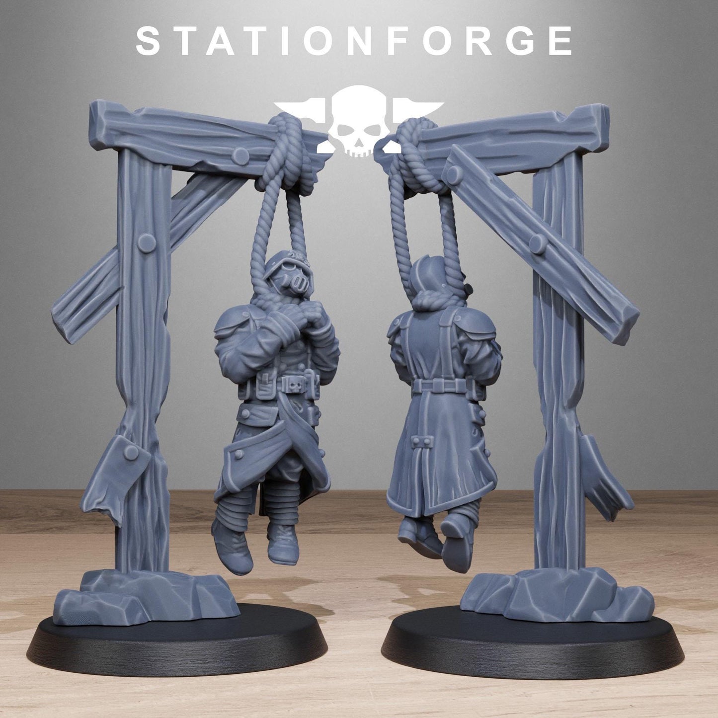 GrimGuard Objective Markers, Death Korps Proxy, Sci-Fi Wargames Miniatures by STATIONFORGE