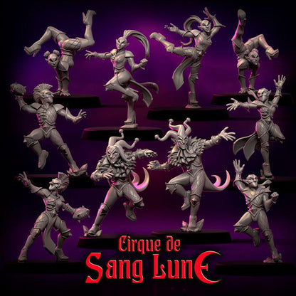 Cirque de Sang Lune by Punga Miniatures - Wargame Scale 3D Printed Miniature - Part 1
