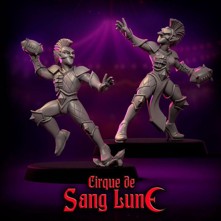Cirque de Sang Lune by Punga Miniatures - Wargame Scale 3D Printed Miniature - Part 1