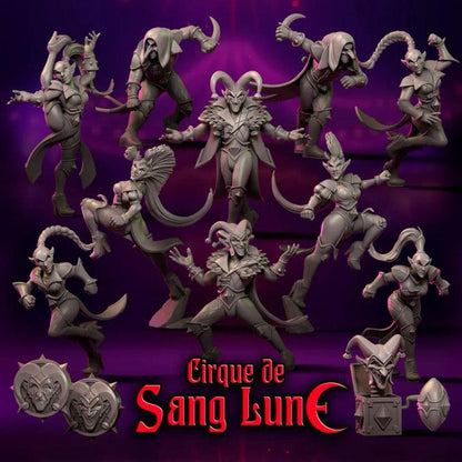 Cirque de Sang Lune by Punga Miniatures - Wargame Scale 3D Printed Miniature - Part 2