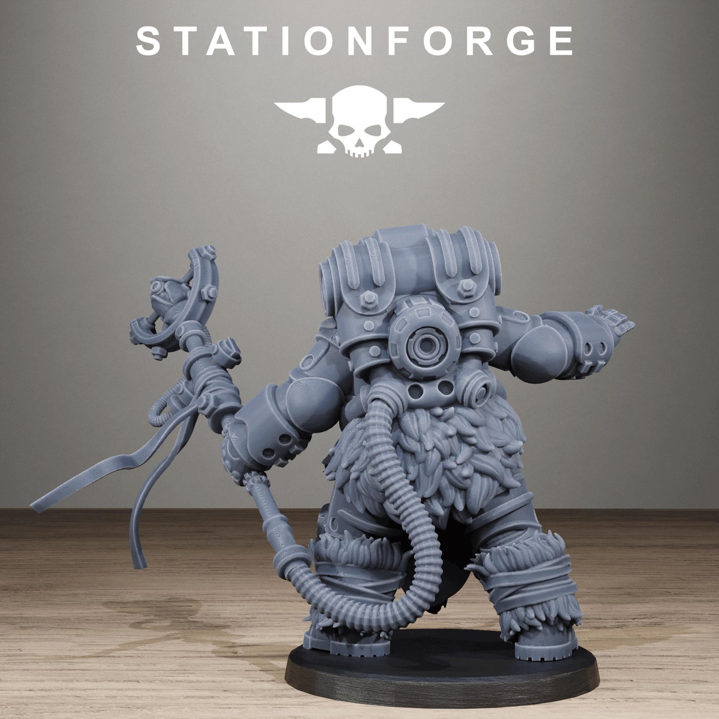 Techno Savages Vernaxers, Modular Sci-Fi Techno-Bot Miniatures by STATIONFORGE, Grimdark Wargames Proxy
