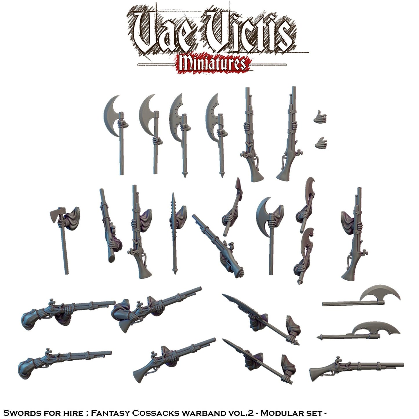Fantasy Cossacks Vol.2, Fantasy Wargame Miniatures by Vae Victis, perfect for Fantasy Wargames and Tabletop RPGs