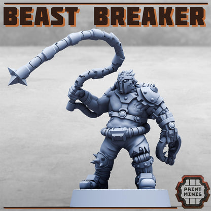 Beast Breaker, Sci-Fi Grimdark Civilians by Print Minis, Hive City Skirmish