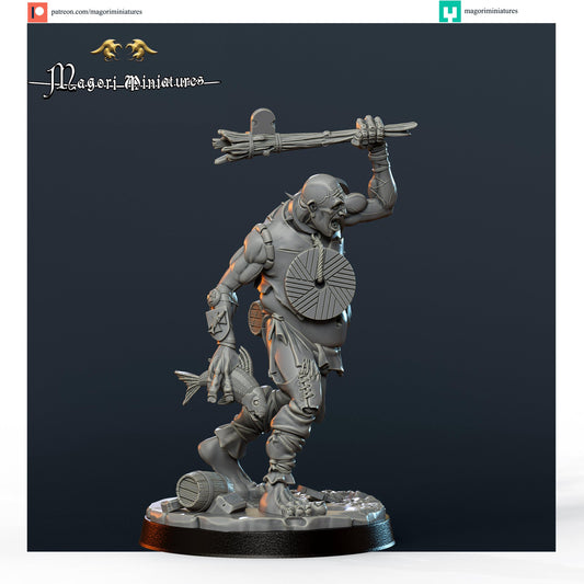 Grimdark Giant, Modular Sci-Fi Miniatures by Magori, Grimdark Wargames Proxy