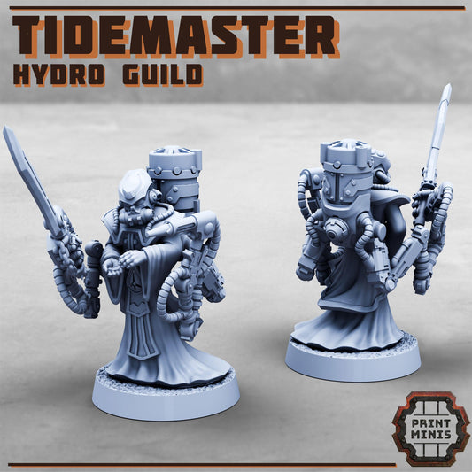 Hydro Guild, Sci-Fi Grimdark Civilians by Print Minis, Hive City Skirmish