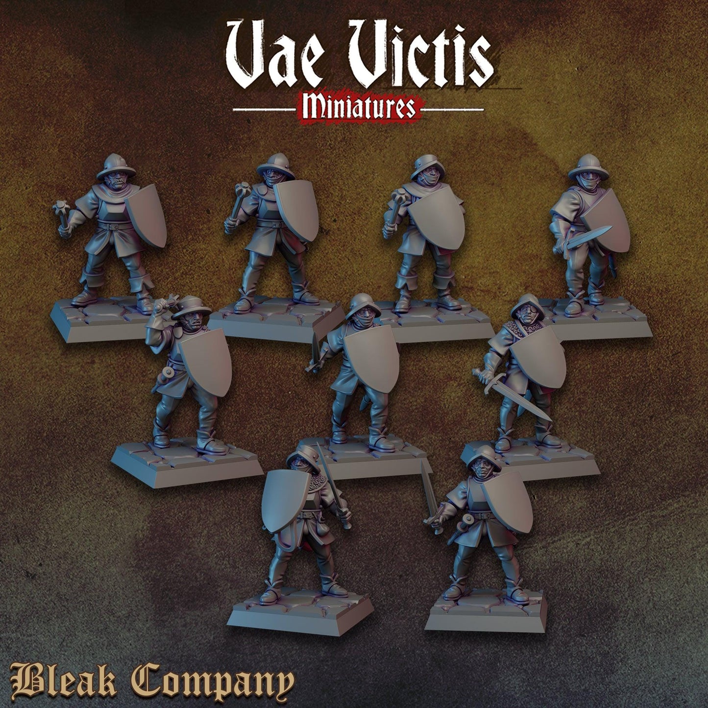Bleak Company, Fantasy Wargame Miniatures by Vae Victis, perfect for Fantasy Wargames and Tabletop RPGs