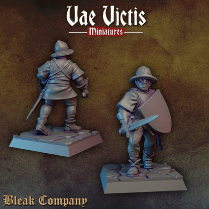 Bleak Company, Fantasy Wargame Miniatures by Vae Victis, perfect for Fantasy Wargames and Tabletop RPGs