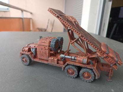 GrimGuard Artillery Truck – Modular Sci-Fi Wargame Vehicle by STATIONFORGE