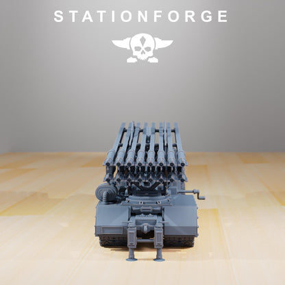 GrimGuard Artillery Truck – Modular Sci-Fi Wargame Vehicle by STATIONFORGE