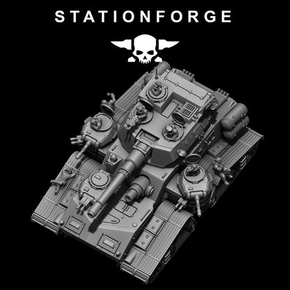 GrimGuard Monolith - GrimGuard Heavy Tank, Sci-Fi Space Guard Soldiers by STATIONFORGE