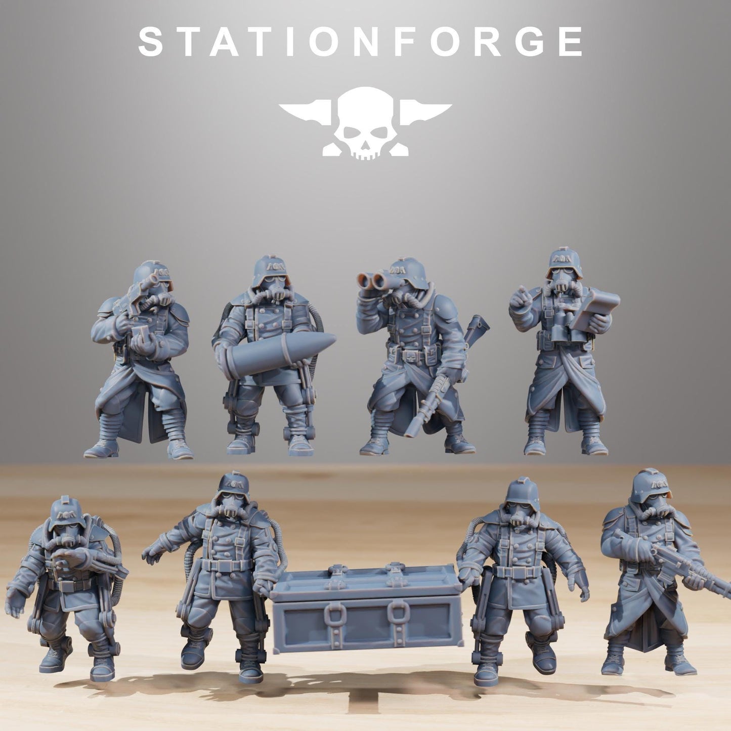 Sci-Fi Heavy Artillery, Modular Miniature, GrimGuard by STATIONFORGE