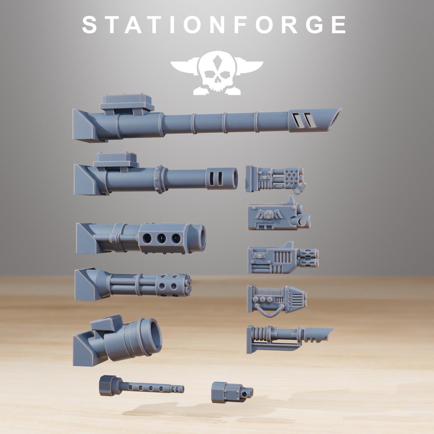 GrimGuard Light Tank - Sci-Fi Main Battle Tank by STATIONFORGE