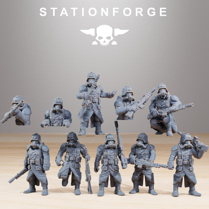 GrimGuard Transport Tank, Sci-Fi Wargame Miniature by STATIONFORGE