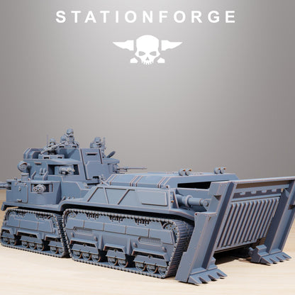 GrimGuard Transport Tank, Sci-Fi Wargame Miniature by STATIONFORGE