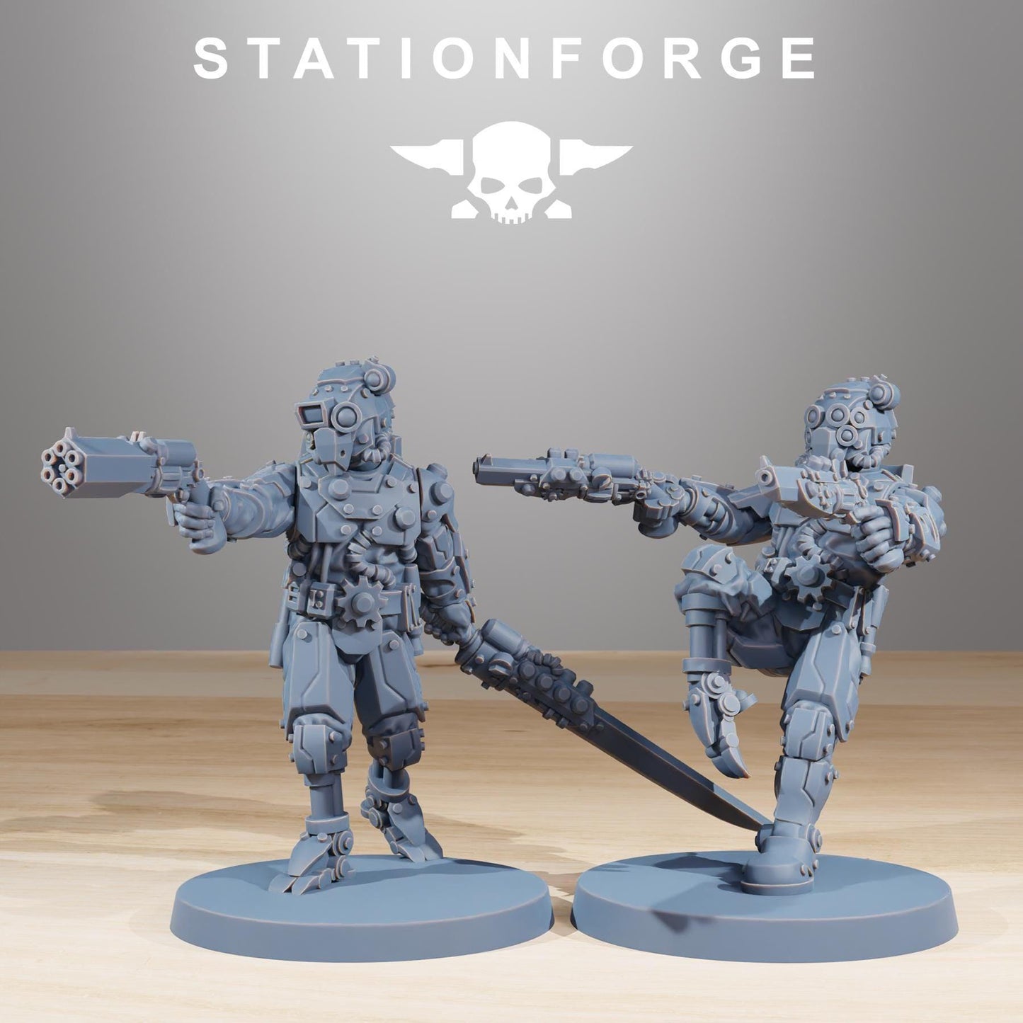 Sci-Fi Wargame Miniatures, STATIONFORGE Techno-bots