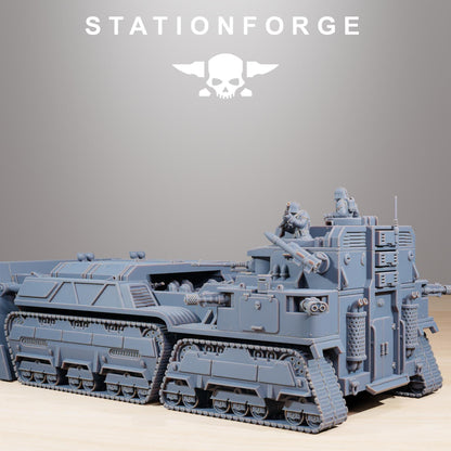 GrimGuard Transport Tank, Sci-Fi Wargame Miniature by STATIONFORGE