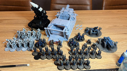 GrimGuard Transport Tank, Sci-Fi Wargame Miniature by STATIONFORGE