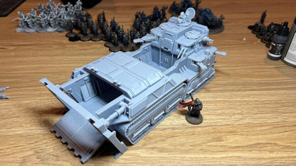GrimGuard Transport Tank, Sci-Fi Wargame Miniature by STATIONFORGE