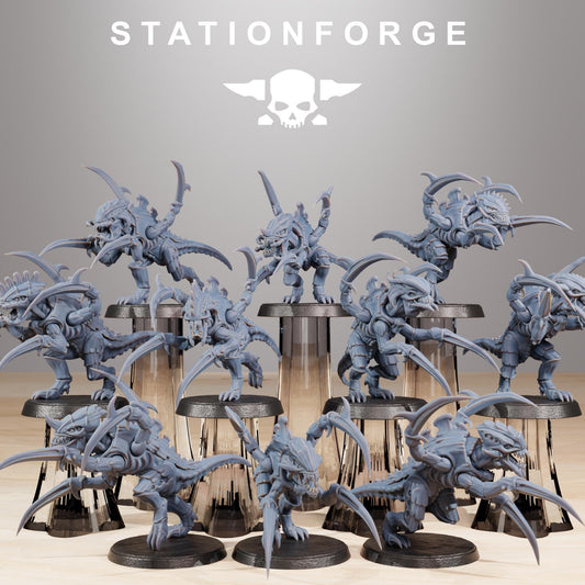 Xenarid Infantry Melee Unit - Xenarid Alien Bugs -  Sci-Fi Grimdark Bug aliens by STATIONFORGE