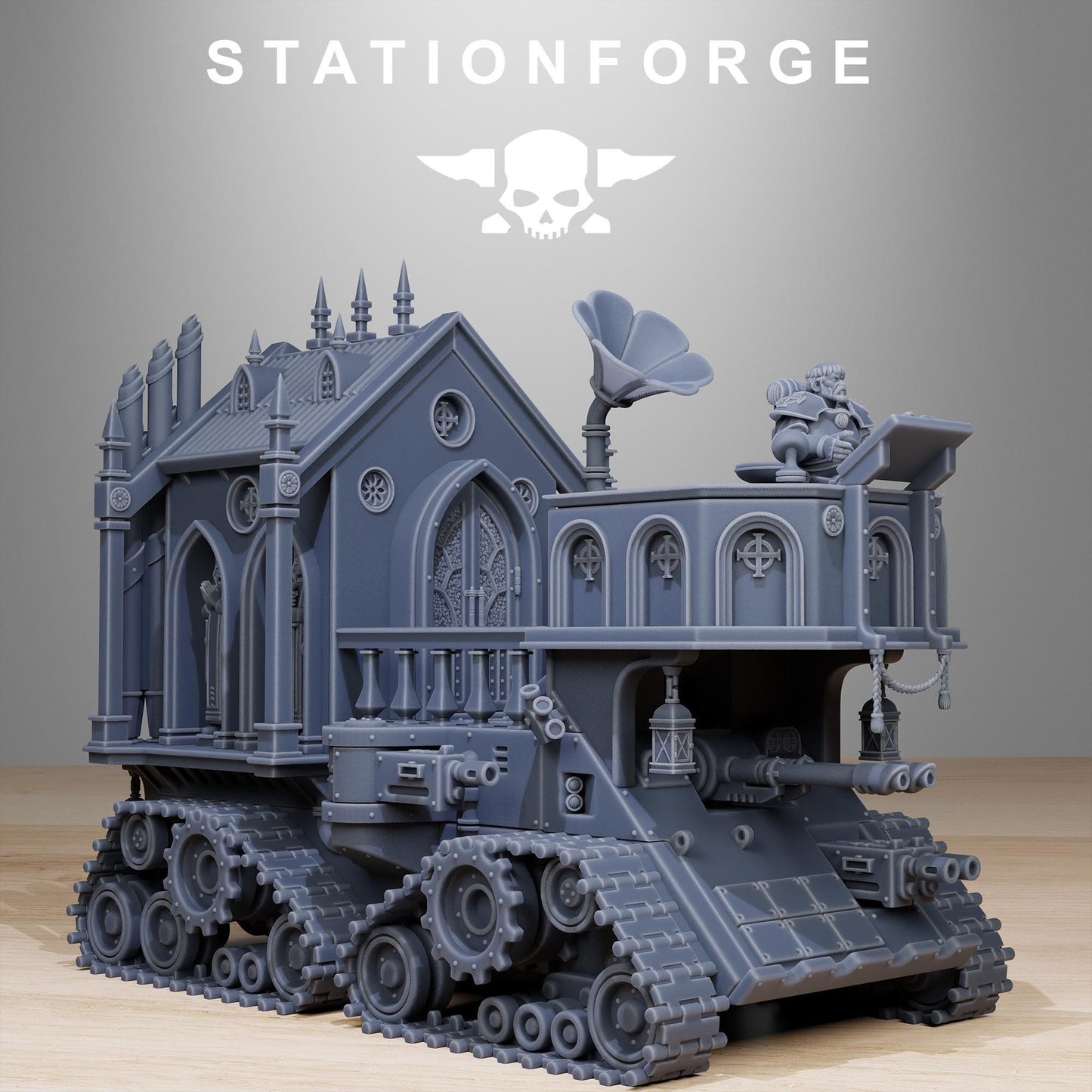 Vodalites Tank Modular Set Miniatures by STATIONFORGE,  Imperial Inquisition Heavy Tank