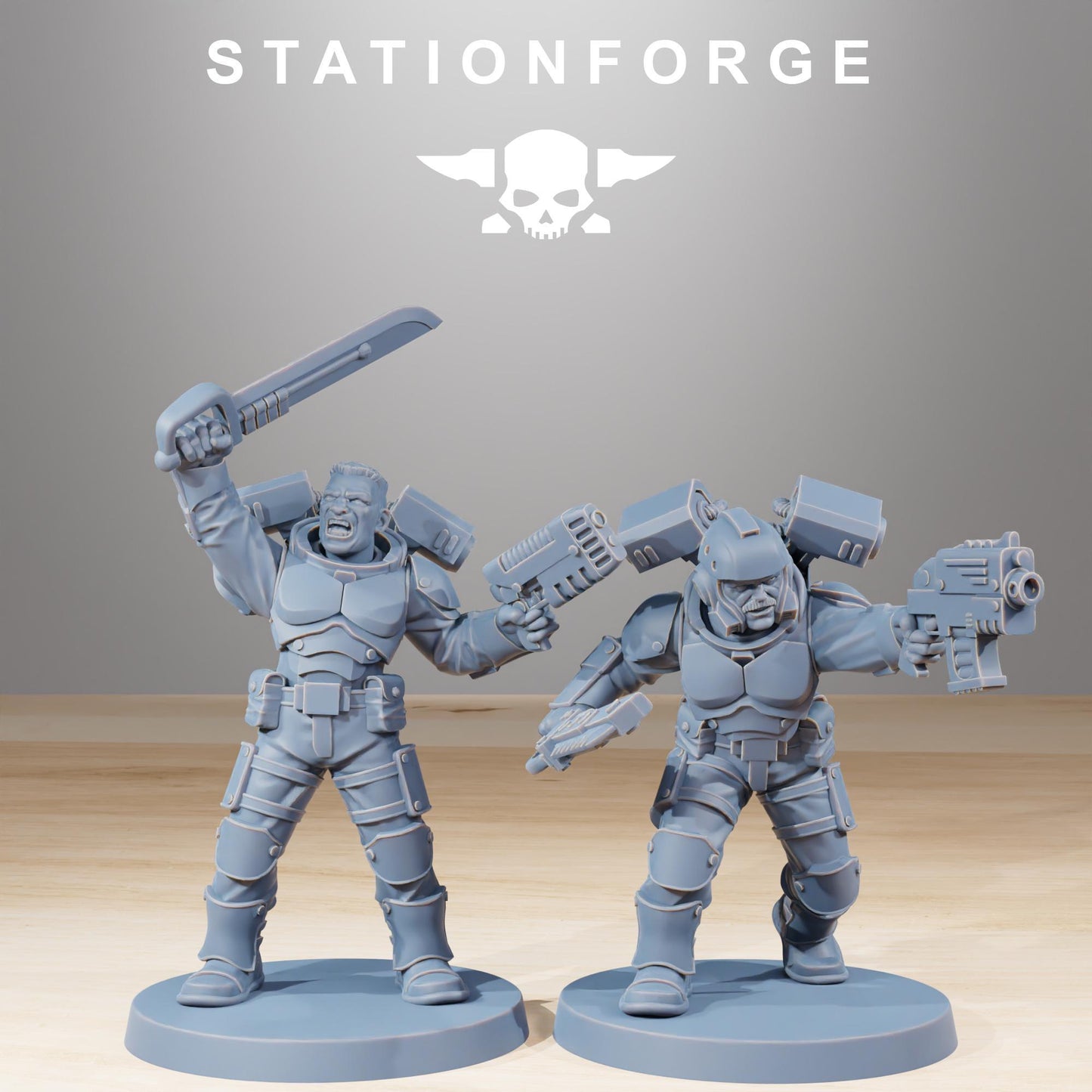 Vaskar Skyfire, Modular Sci-Fi Guardsmen Warplane by STATIONFORGE, Sci-fi Wargames Proxy, Imperial Guard Transport