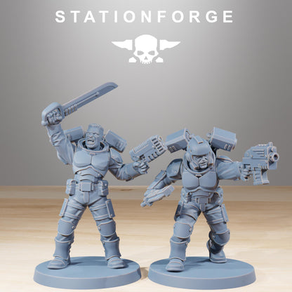 Vaskar Skyfire, Modular Sci-Fi Guardsmen Warplane by STATIONFORGE, Sci-fi Wargames Proxy, Imperial Guard Transport