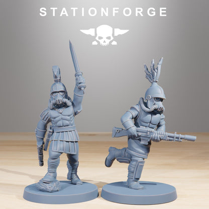 GrimGuard Aquilastra Miniatures by STATIONFORGE,  Imperial guard infantry regiment