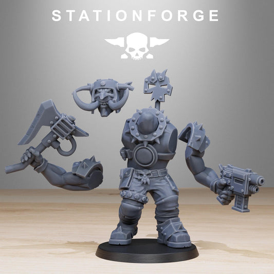 Orkaz Trolls, Space-Faring Orkish Menace Sculpted by STATIONFORGE, Grimdark Compatible, Sci-Fi Wargame Scale