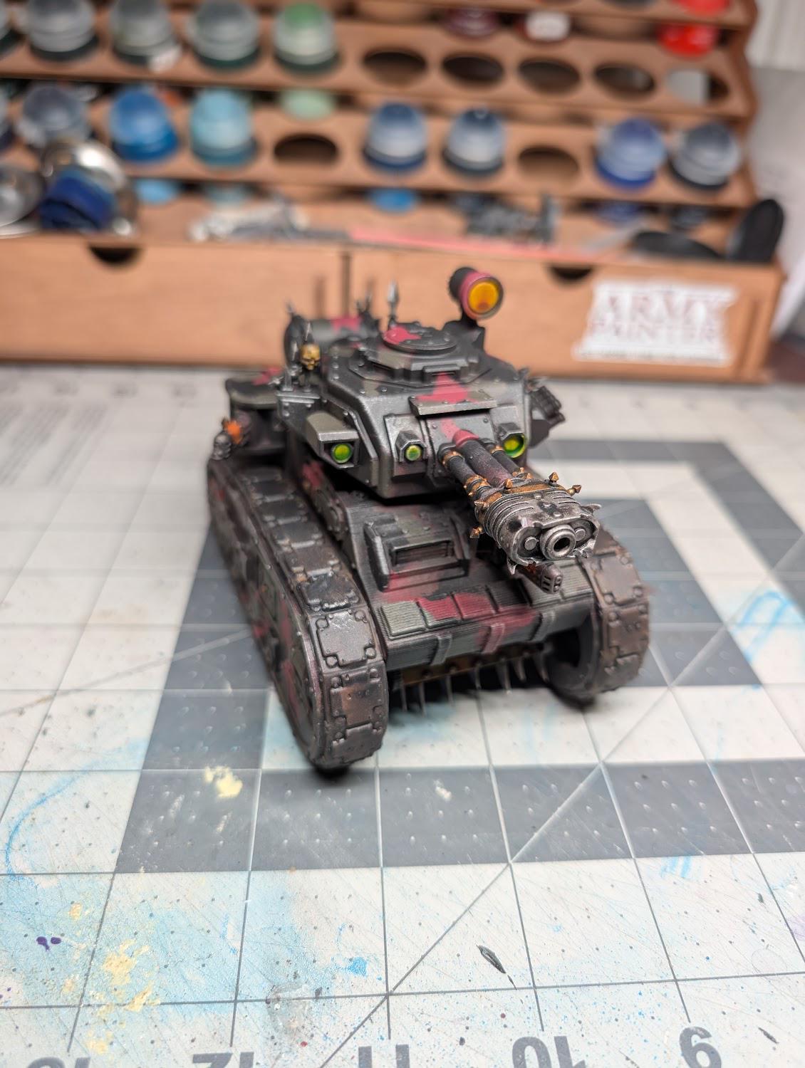 GrimGuard Chaos Tank Conversion Kit – Sci-Fi Miniature by STATIONFORGE