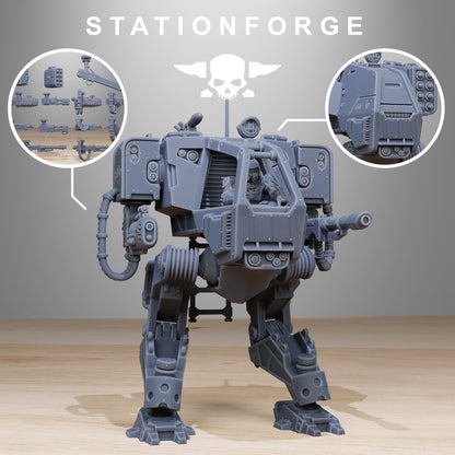 Vaskar Walker, Death Korps Proxy, Sci-Fi Wargames Miniatures by STATIONFORGE