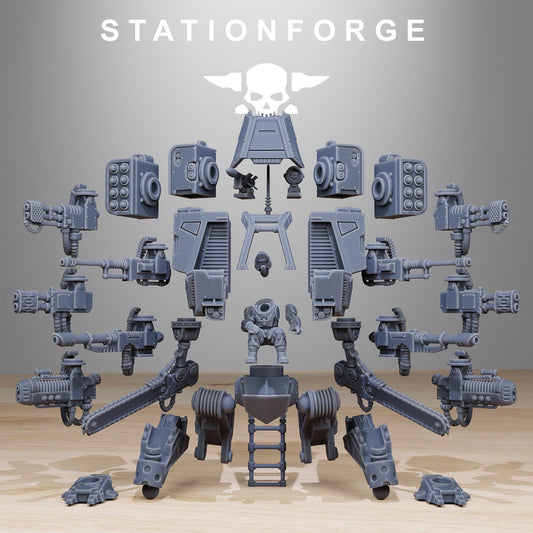 Vaskar Walker, Death Korps Proxy, Sci-Fi Wargames Miniatures by STATIONFORGE