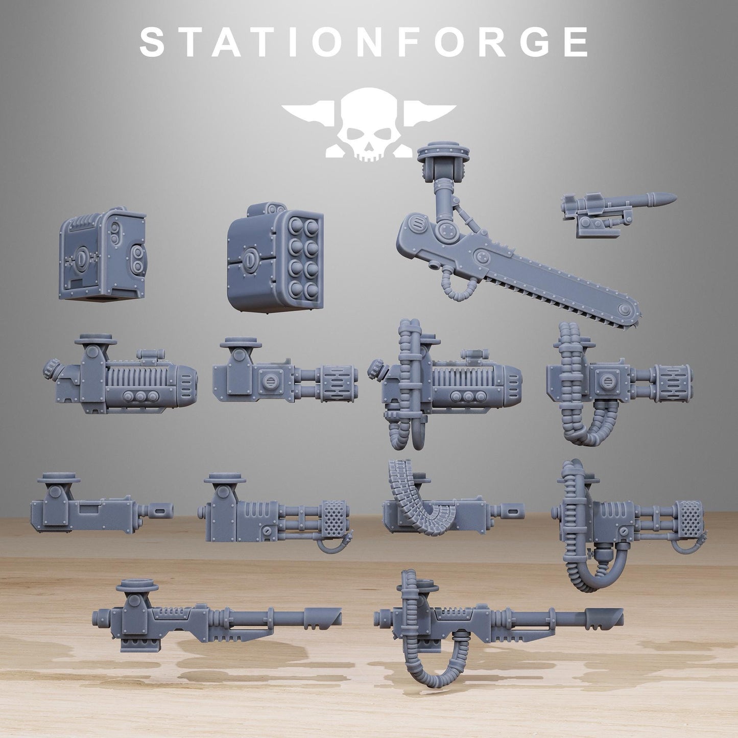 Vaskar Walker, Death Korps Proxy, Sci-Fi Wargames Miniatures by STATIONFORGE