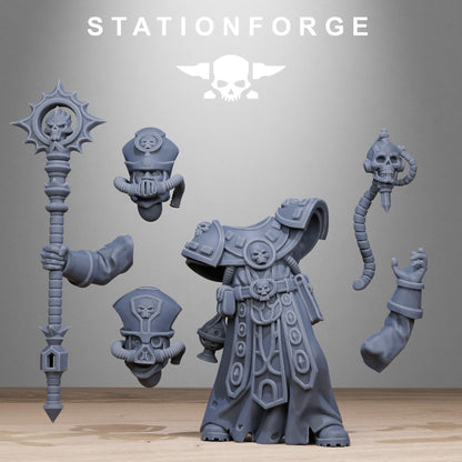 Vodalites Priest Modular Set Miniatures by STATIONFORGE,  Imperial guard infantry regiment