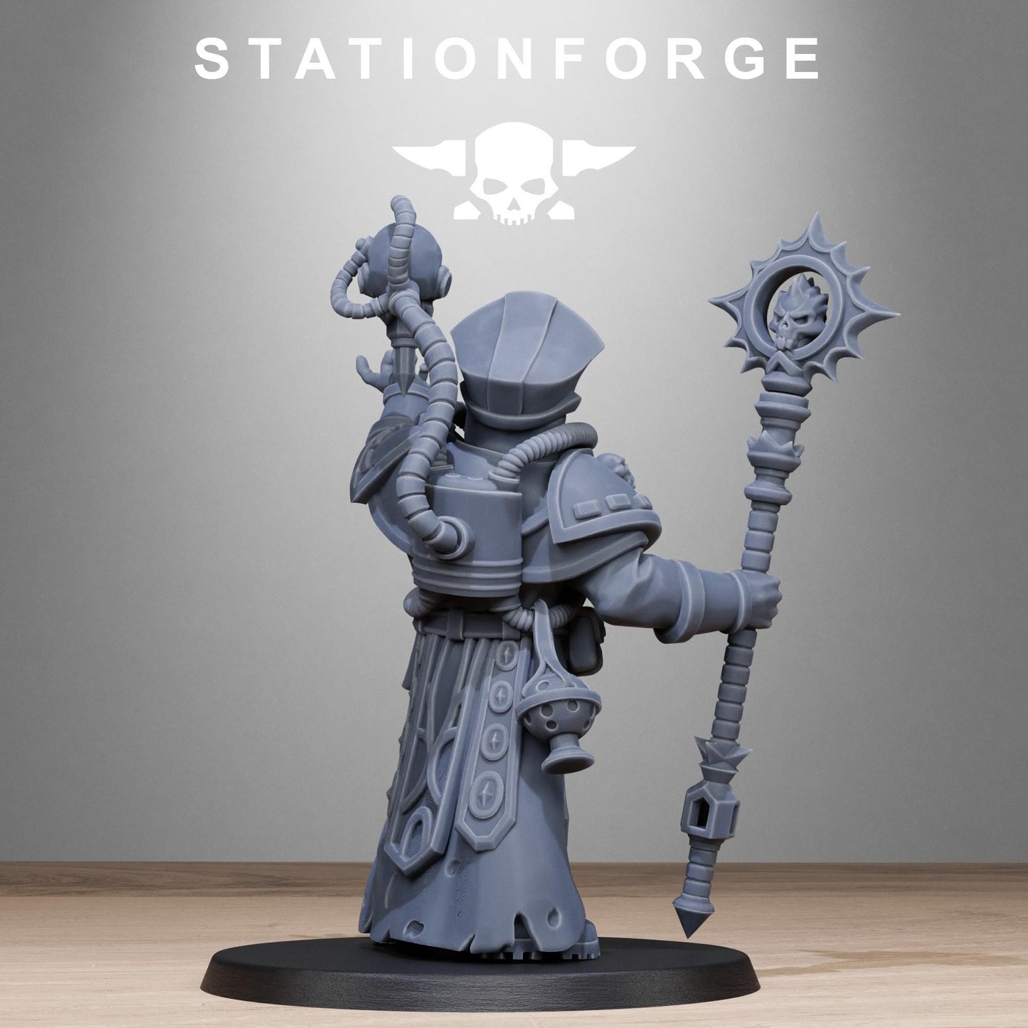 Vodalites Priest Modular Set Miniatures by STATIONFORGE,  Imperial guard infantry regiment