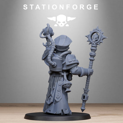 Vodalites Priest Modular Set Miniatures by STATIONFORGE,  Imperial guard infantry regiment