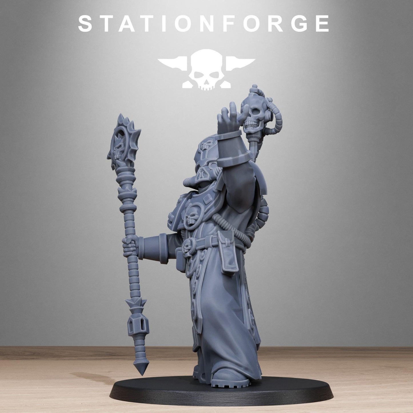 Vodalites Priest Modular Set Miniatures by STATIONFORGE,  Imperial guard infantry regiment