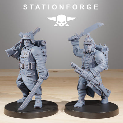 GrimGuard Builder Kit, Death Korps Proxy, Sci-Fi Wargames Miniatures by STATIONFORGE