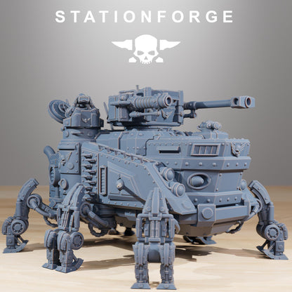 Scavenger Heavy Tank, Sci-Fi Wargame Miniature, STATIONFORGE Licensed Print