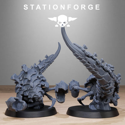 Xenarid Crawlers - Xenarid Alien Bugs -  Sci-Fi Grimdark Bug aliens by STATIONFORGE