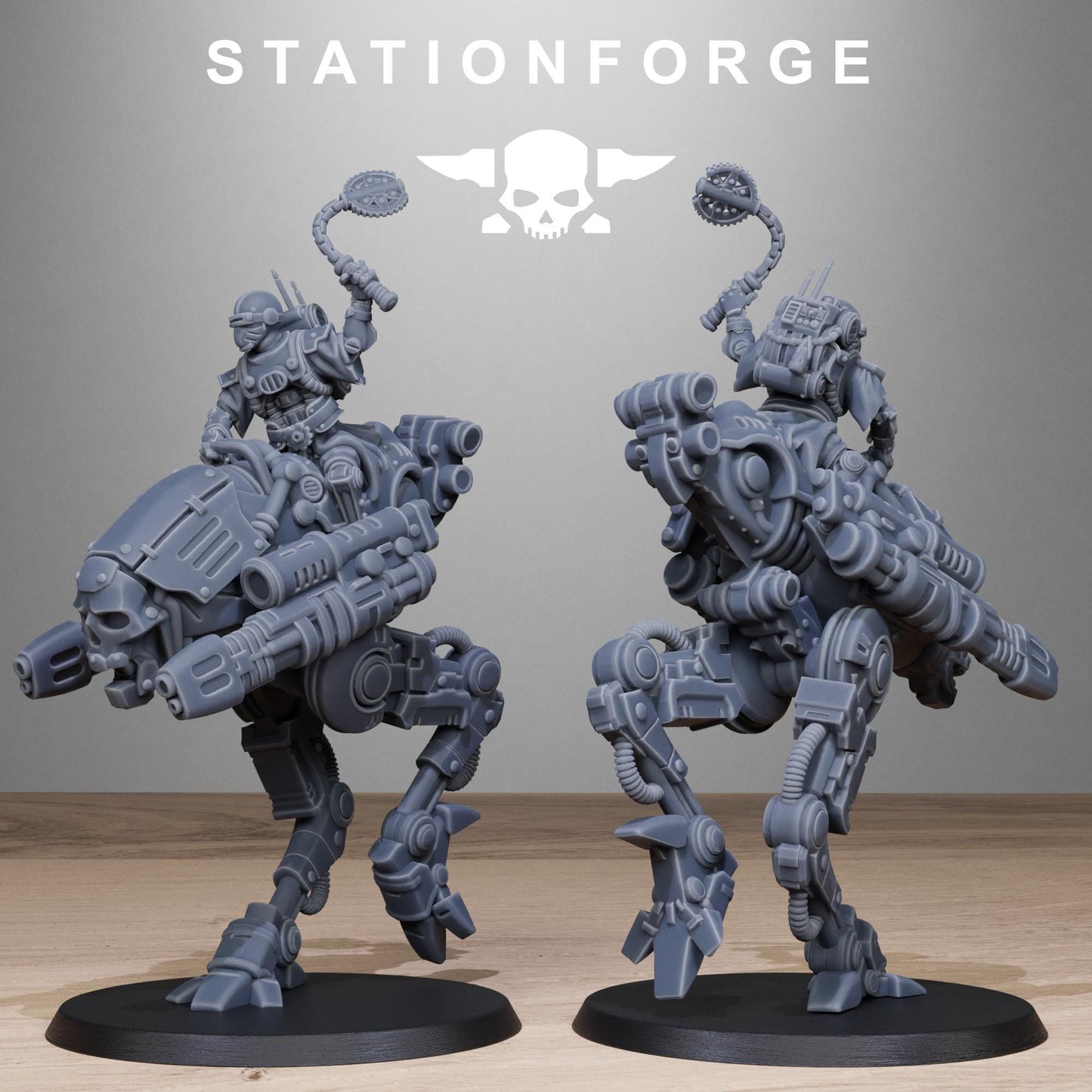Sci-Fi Wargame Miniatures, Shadow Walkers Techno-bots by STATIONFORGE