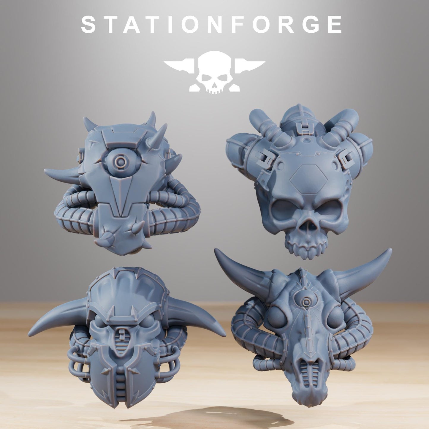 Pythonicus Armageddon, Modular Sci-Fi Titanic Warbot by STATIONFORGE, Grimdark Wargames Proxy