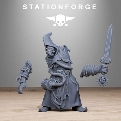 Scavenger Mystics, Chaos Worshipper Sci-Fi Wargames Miniatures by STATIONFORGE, Corrupted Imperial Guard