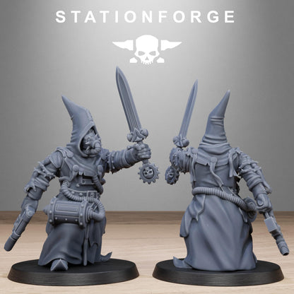 Scavenger Mystics, Chaos Worshipper Sci-Fi Wargames Miniatures by STATIONFORGE, Corrupted Imperial Guard